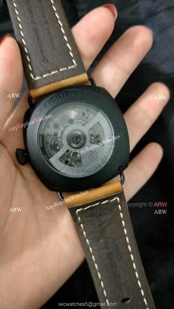 New Copy Radiomir 10 Days GMT Panerai Watch Black Case Orange Arabic 2