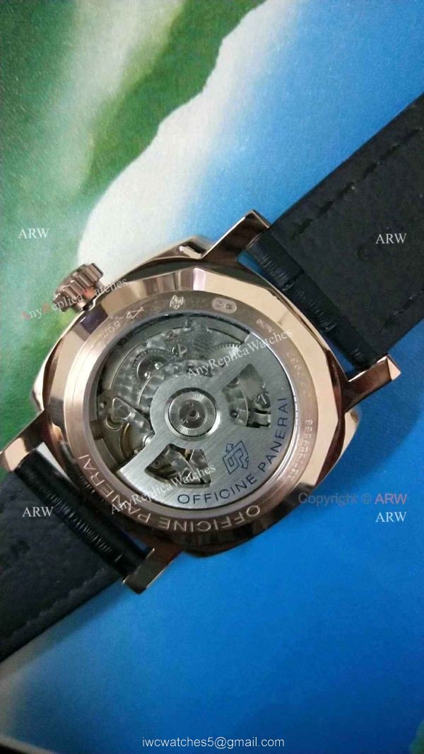 Radiomir Panerai 1940 10 Days GMT Automatic Replica Watch Rose Gold Pam625 2