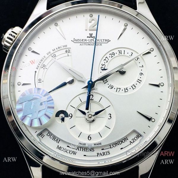 ZF Factory Jaeger-leCoultre Master Geographic Swiss 1-1 Replica Watch Q1428421 2