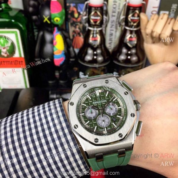 New Copy Audemars Piguet Royal Oak Offshore 45mm Watches Rose Gold Subdials 2