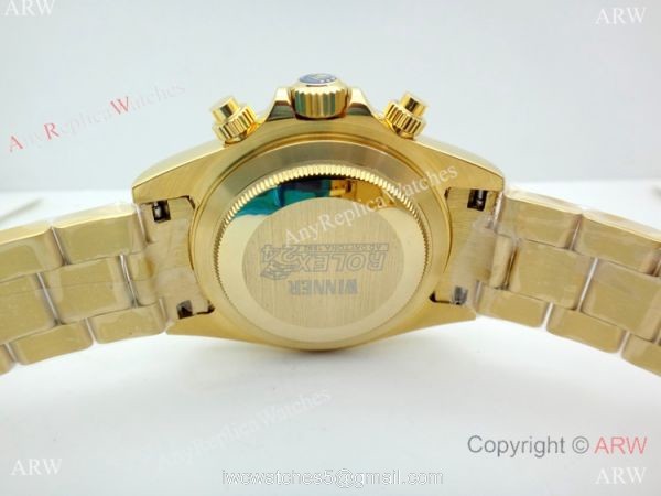 Rolex Rainbow Replica Watch 40mm Yellow Gold Automatic Movement 2