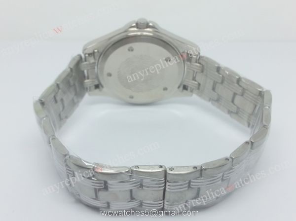 Replica Omega Seamaster 36 mm Watch Stainless Steel White Dial 2