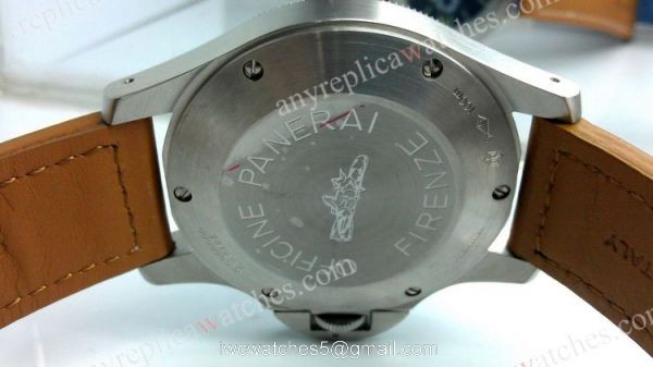 Panerai Egiziano Replica Watch Stainless Steel Brown Strap 47mm 2