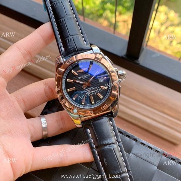 Wholesale Copy Breitling Chronomat 01 Rose Gold Dial Watches 2