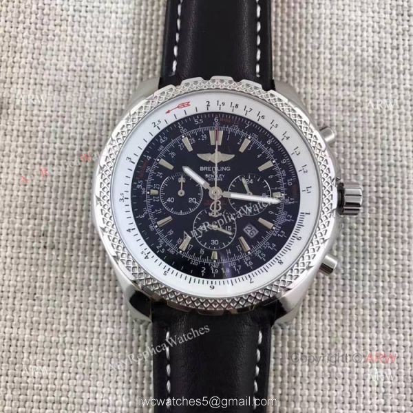 Breitling 1884 Bentley Motors T Chronograph Blue Subdials Watch 2