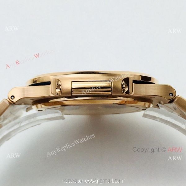 PPF V4 Patek Philippe Nautilus Rose Gold Replica Watch Swiss Grade 1 2