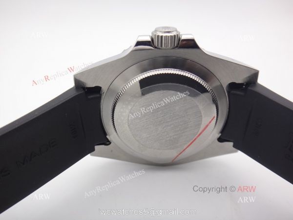 Rolex Submariner Black Ceramic / Black Rubber Strap Watch 2