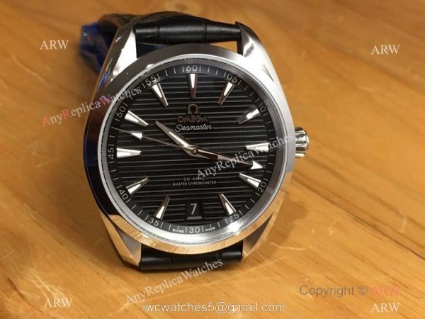 Swiss Grade Omega Seamaster Replica Watch SS Blue Dial New Model 2