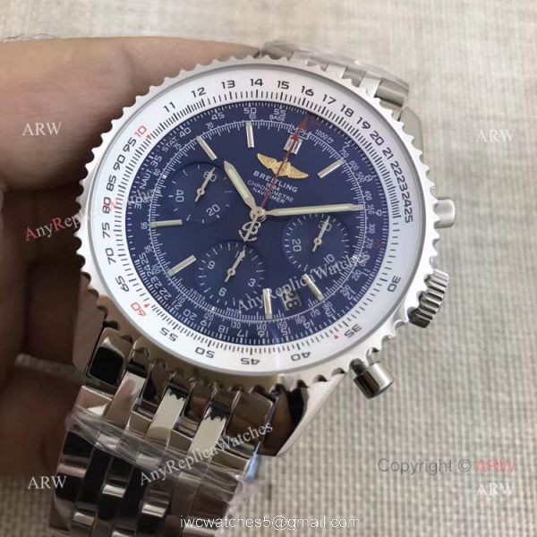 Breitling 1884 Chronometre Navitimer 01 Blue Face Watch 46mm or 42mm 2