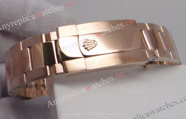 Rolex Sky Dweller Rose Gold Replica Watch 40mm with Working Time Zone 2