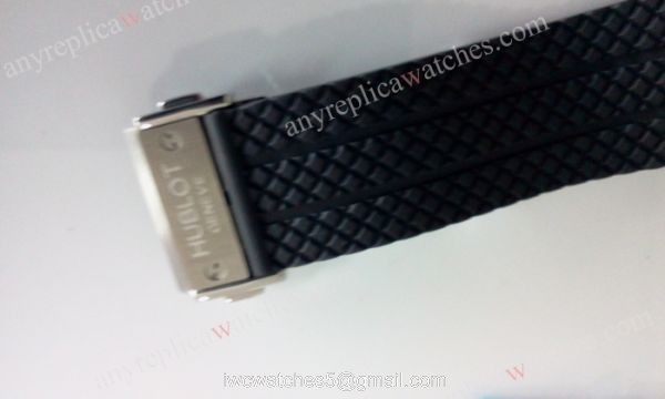 Replica Hublot Big Bang Watch SS Black Chronograph Japan Movement 2