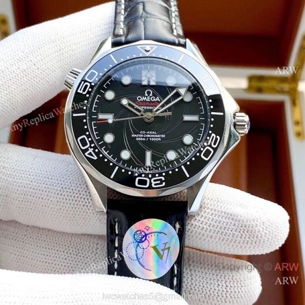 Copy Omega Seamaster 300m Limited Edition Watch White Rubber Strap 2