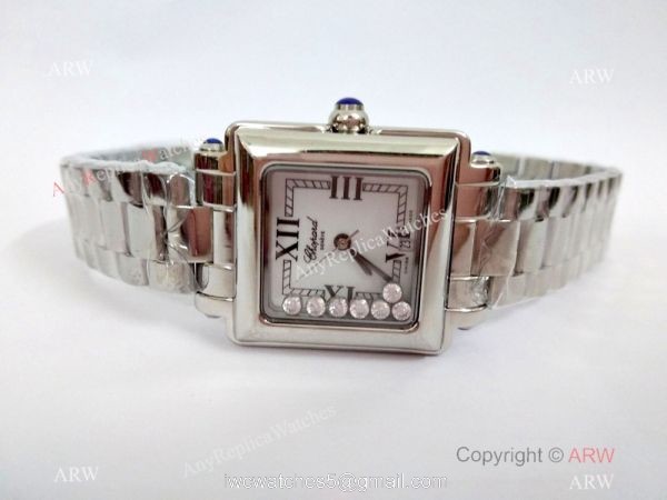 Stainless Steel Chopard Geneve Replica Watch Ladies 28mm 2