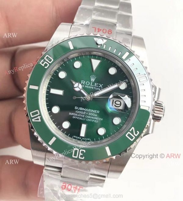 Noob Factory 3135 Replica Submariner Watch Stainless Steel Green Dial 2