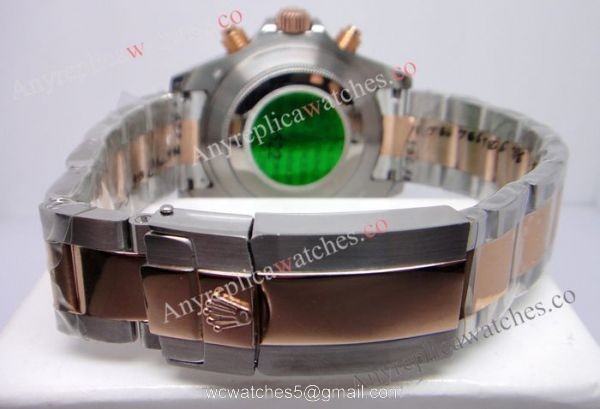 Rolex Yacht-Master II Replica: 2-Tone Rose Gold Blue Ceramic Bezel 44mm 2