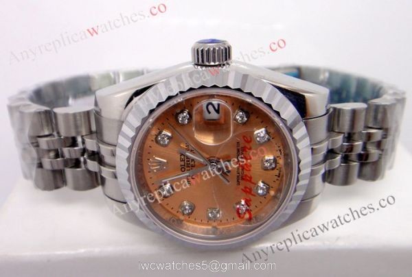 Replica Rolex Lady Datejust Watch Stainless Steel Ladies Watch 2