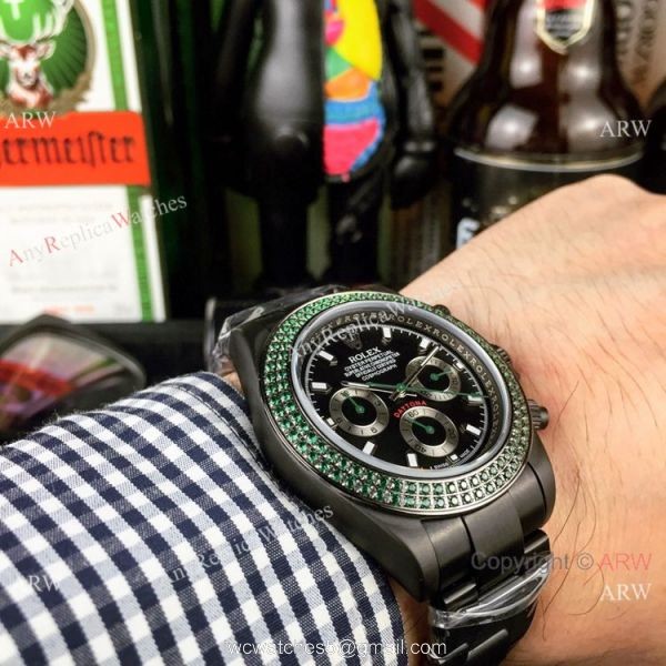 New Daytona Rolex Rainbow Replica Watch All Black Limited Edition 2