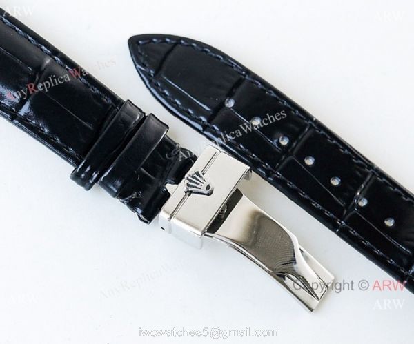 SWISS Grade Rolex Cellini Moonphase Replica Watch Black or White Dial 2