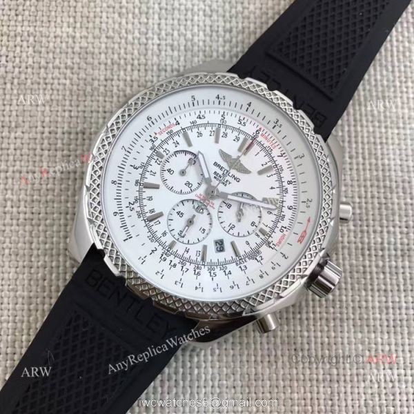 Breitling 1884 Bentley Motors T SS Black Dial w Blue Sub-dial Watch 2