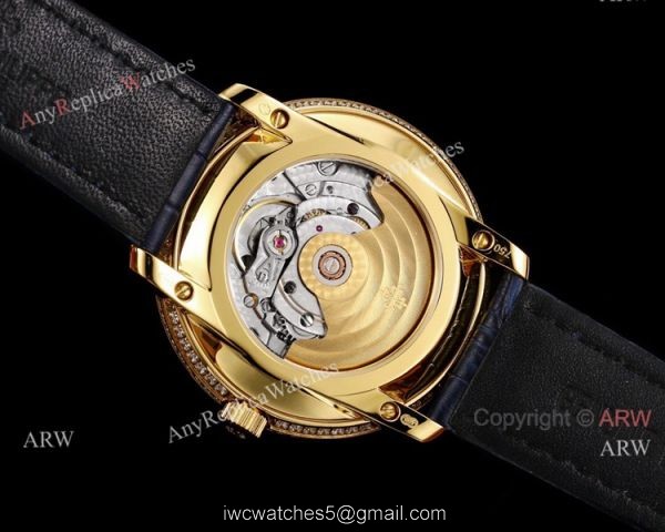 Swiss Patek Philippe Complications 4968R Watch Blue Mother of Pearl Gold Case 2