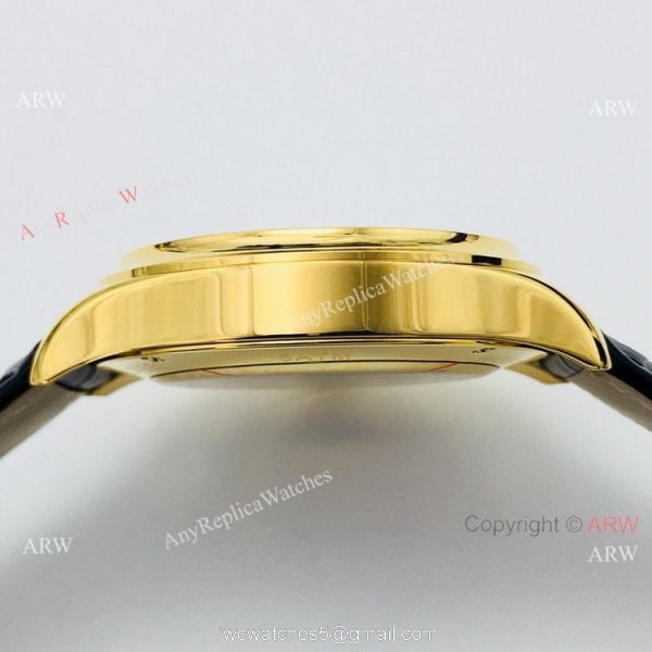 PPF Factory Patek Philippe Annual Calendar Complications Watch Gold and Black 2