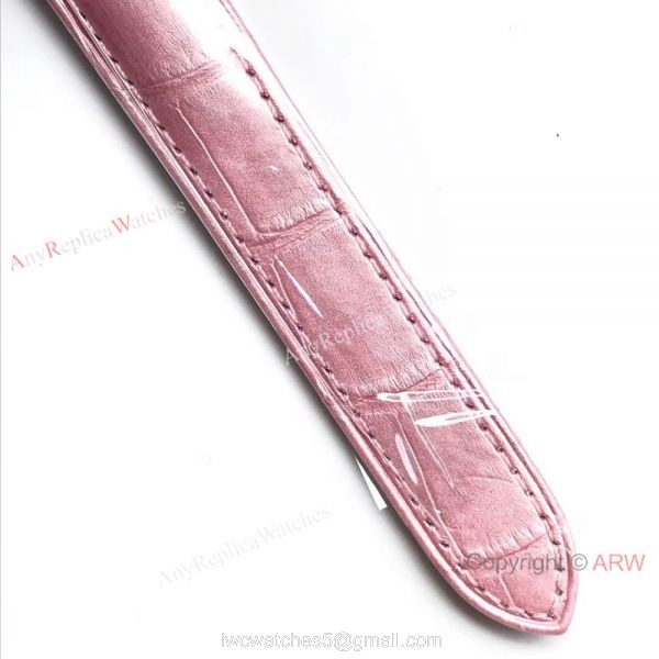 Fake Swiss Cartier Ballon Bleu Pink Watch 36mm Mid-size 2