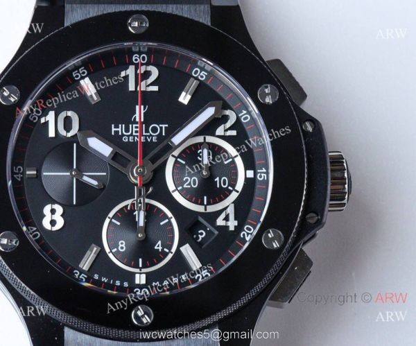 Swiss Grade Replica Hublot Big Bang V6 Chronograph Watch Black Case 2