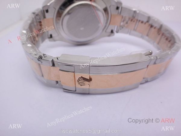 Swiss AAA Grade 2-Tone Rose Gold Rolex Yacht-Master II 44mm 7750 Movement 2