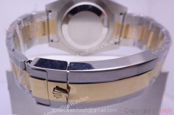 NEW UPGRADED Replica Rolex Submariner 2-Tone Black Dial Black Ceramic Bezel watch 2