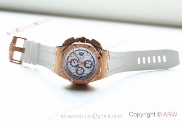 JH AUDEMARS PIGUET 26400SO CAL.3126 44MM ROSE GOLD CASE WATCH 2