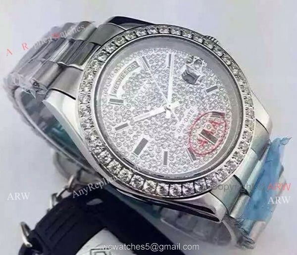 High Quality Rolex Diamond Bezel Replica Watch DDII 41mm 2
