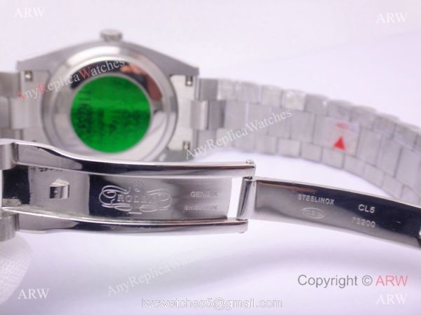 Replica Rolex Oyster Perpetual New Gray Dial Stainless Steel Watch 2