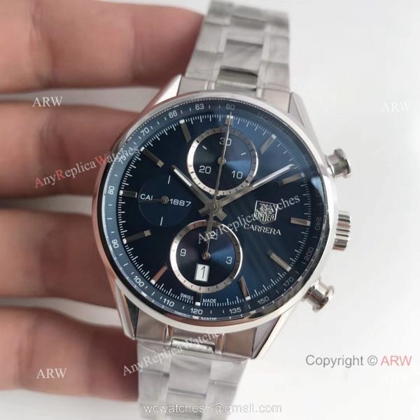 Swiss Replica TAG Heuer Carrera Calibre 1887 Automatic Chronograph Watch 2