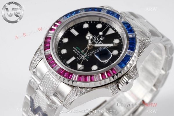 Swiss 1:1 VR Factory &8216;MAX Rolex GMT-Master II 116759 Saru Watch Diamond Band 2