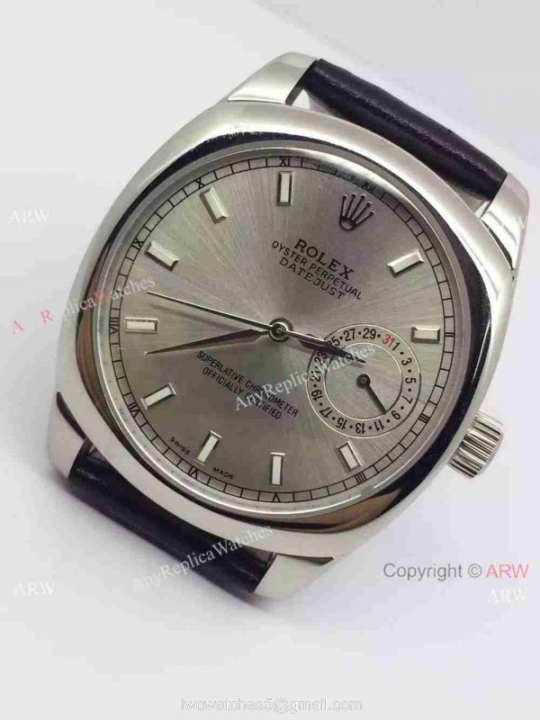 Replica Rolex Cellini Silver Dial Watch Swiss Grade Replica Watch 2