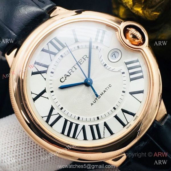 V6 Factory Swiss ETA2824 Cartier Ballon Bleu De Automatic Watch 42mm 2