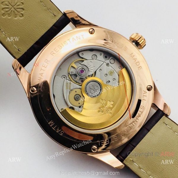 PPF Factory Patek Philippe Annual Calendar Rose Gold watch Swiss Grade 1 2