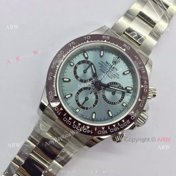 JF Factory Rolex Daytona 50th Anniversary Replica watch Ice Blue Dial 2