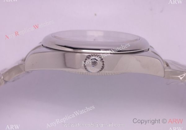 New Rolex Oyster Perpetual New Gray Dial Stainless Steel Replica Watch 2