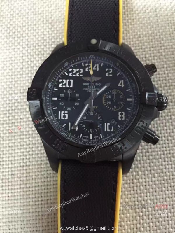 Breitling Avenger Hurricane military Replica Watch Red/Black Rubber Strap 2