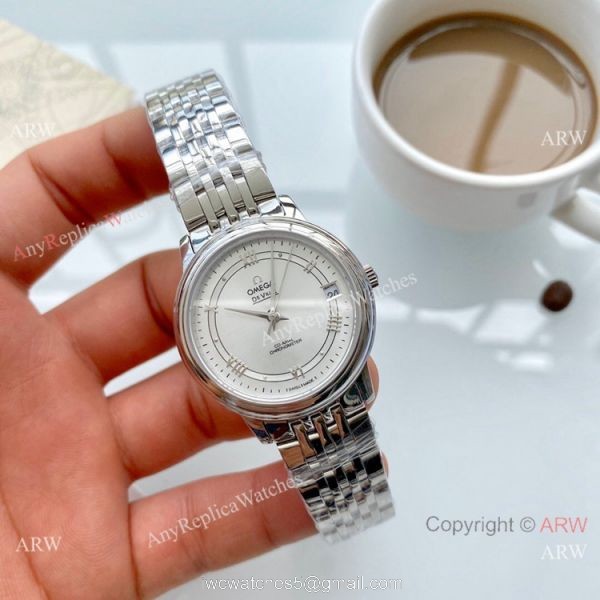 Clone Omega De Ville Prestige Lady Watches Stainless Steel 32mm 2