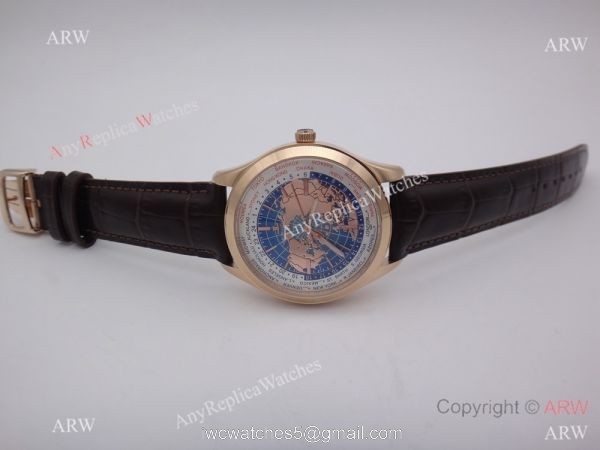 Swiss Replica Jaeger-LeCoultre Geophysic Universal Time Watch Rose gold 2