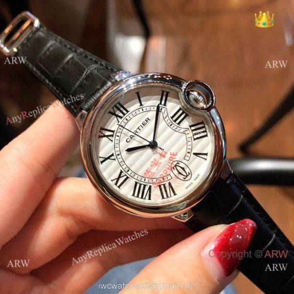 Pink Mother of Pearl Ballon Bleu de Cartier Watch Lady 36mm 2