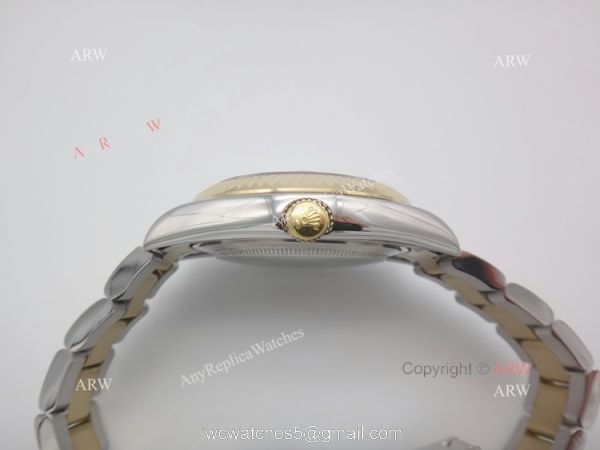 Rolex Oyster Perpetual Sky Dweller Replica Watch 2-Tone White 42mm 2