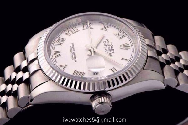 ROLEX DATEJUST SWISS ETA 3135 AUTOMATIC WATCH WHITE FACE 2