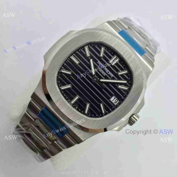 AAA Grade Swiss Copy Patek Philippe Geneve Watch Black Dial 2