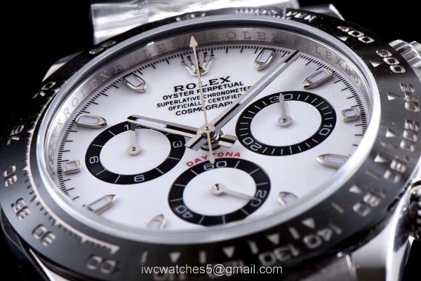 High Qualtiy Copy Rolex Daytona Panda Face Black Ceramic Bezel Watch Swiss Grade 4130 AR Factory 2