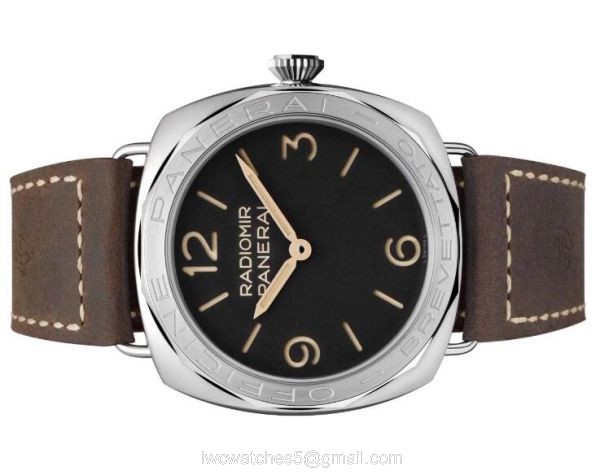 High Quality RADIOMIR PANERAI P3000 Movement SS Case and Leather Strap Watch 47MM 2