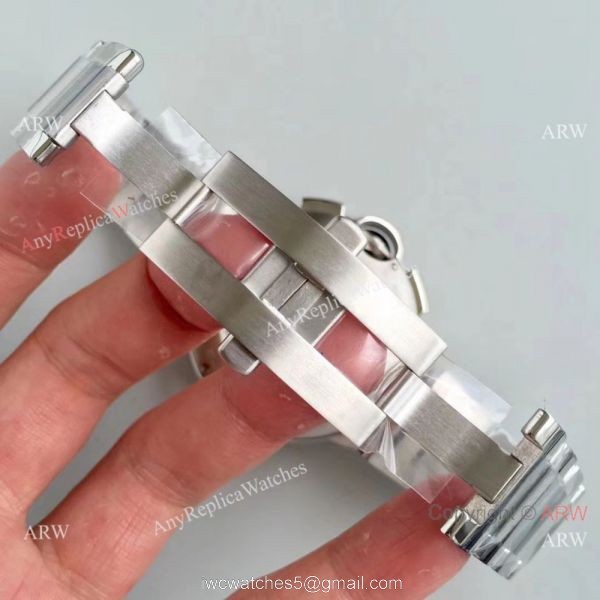 Copy Ballon Bleu Cartier Chronograph Watch Stainless Steel 2