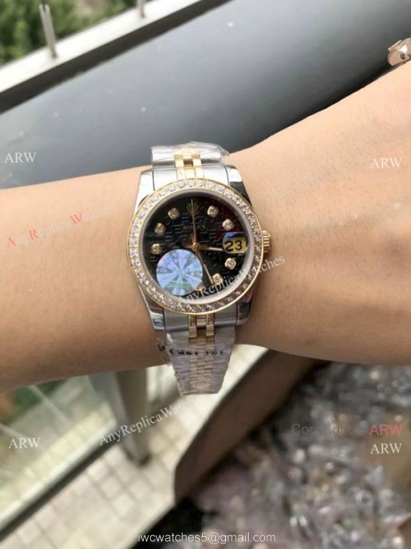 31mm Rolex Datejust Jubilee Diamond Watches Rolex 16233 Fake For Sale 2